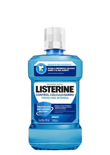 Enjuague Bucal LISTERINE® Control Cálculo/Sarro Frescura Intensa