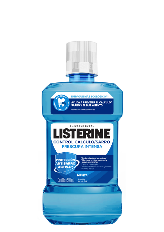 Enjuague Bucal LISTERINE® Control Cálculo/Sarro Frescura Intensa