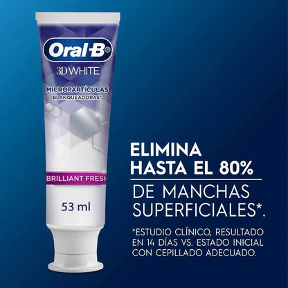 12212 😁 Crema Dental Oral-B 3D White Brilliant Fresh 53 ml ✨