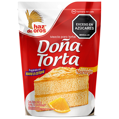 10169-4 🍊 Mezcla para Tortas Doña Torta Naranja 500 g