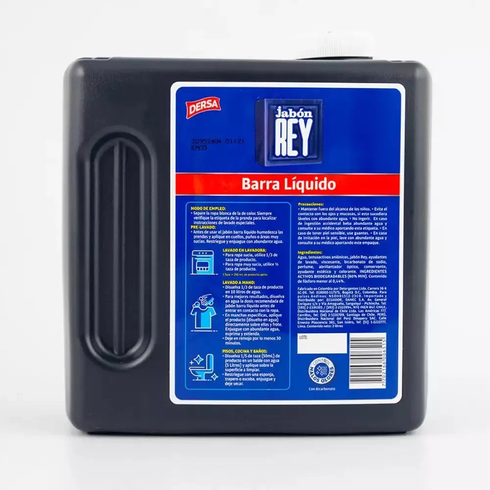 1122-1 🧺✨ Jabón Rey Líquido 2000 ml