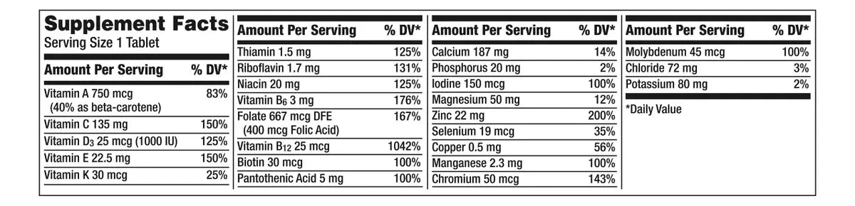 Centrum Silver Adults 50+ Multivitamin, 325 Tablets