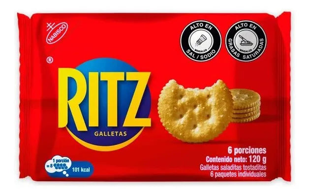 101222 🧀✨ Galletas Ritz Original 6 Paquetes 120 g