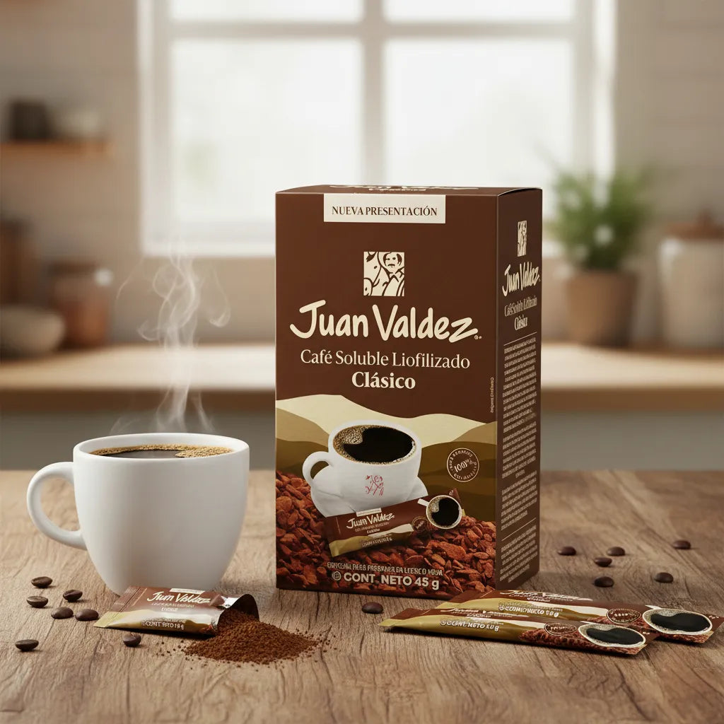 10910-1 ✨Sticks Café Juan Valdez Liofilizado Clásico x 30 uds (45 g)
