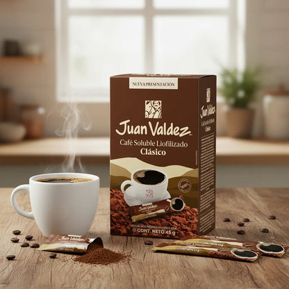 10910-1 ✨Sticks Café Juan Valdez Liofilizado Clásico x 30 uds (45 g)