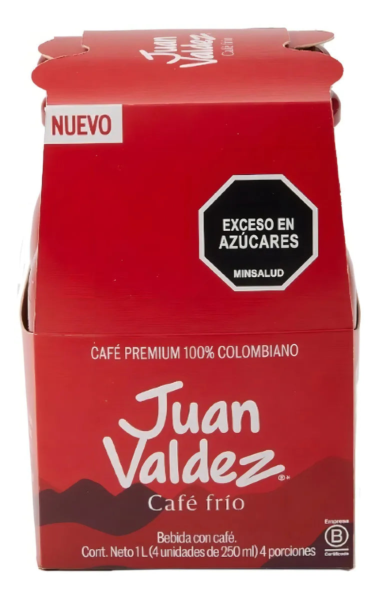 10912-1 Café Frío Juan Valdez 250 ml