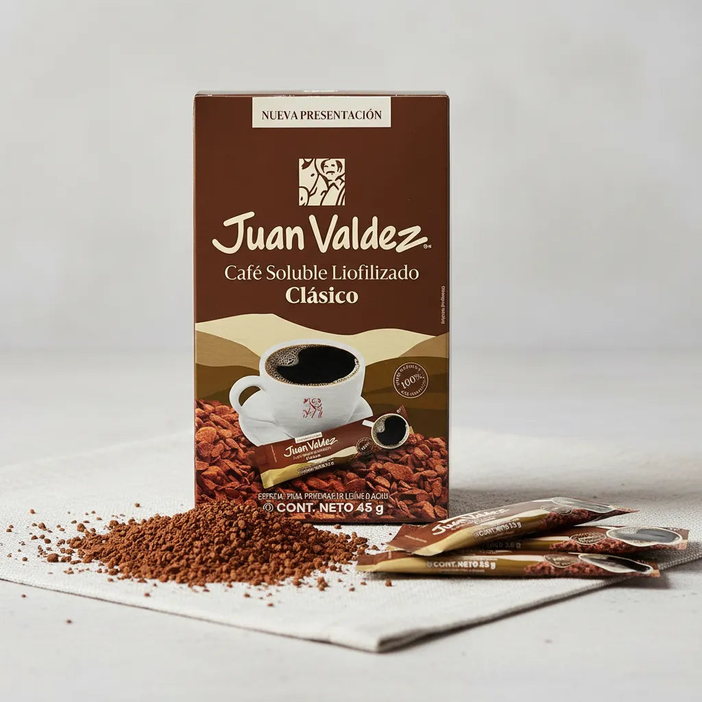 10910-1 ✨Sticks Café Juan Valdez Liofilizado Clásico x 30 uds (45 g)