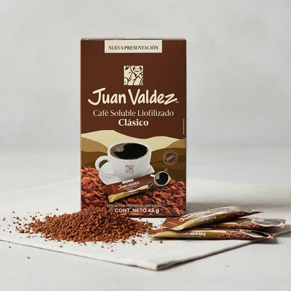 10910-1 ✨Sticks Café Juan Valdez Liofilizado Clásico x 30 uds (45 g)
