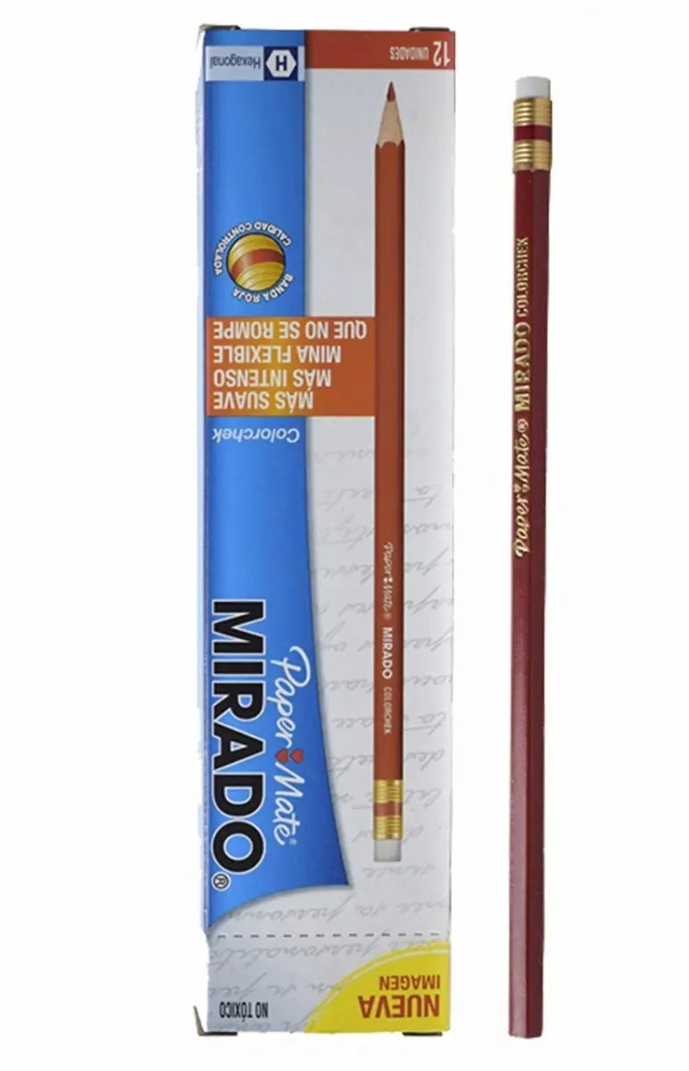 13343 ✏️ Lápiz Chequeo ColorCheck Rojo Paper Mate Mirado D6501042
