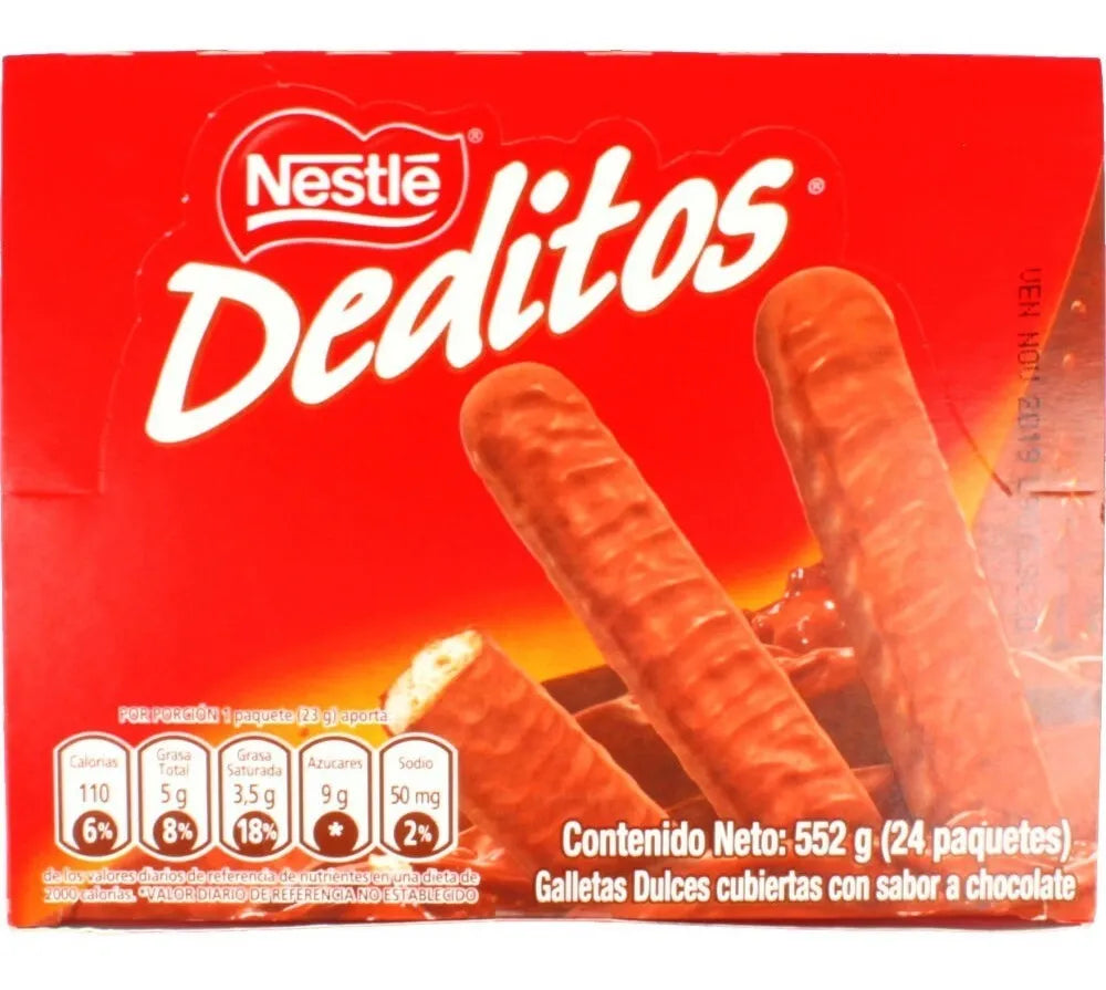 10122-1 🍫 Galleta Deditos De Chocolate Nestlé
