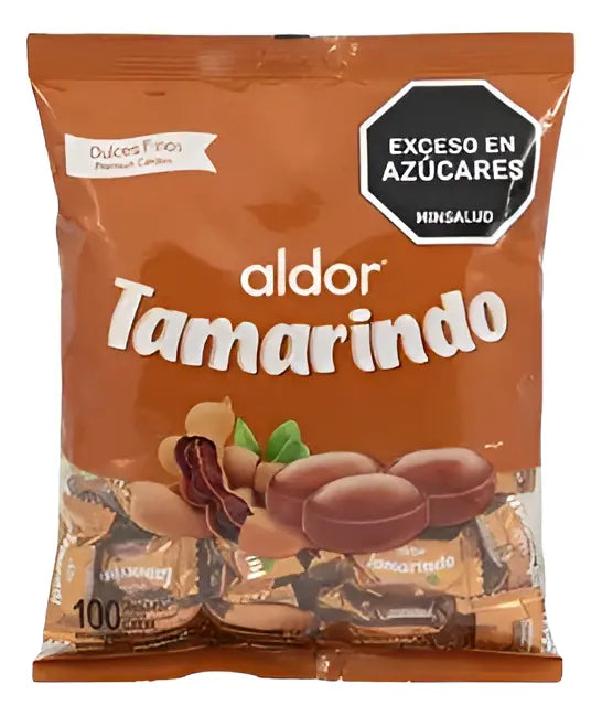 1012114 🍬 Dulces Aldor Tamarindo x100 Unidades 🌿
