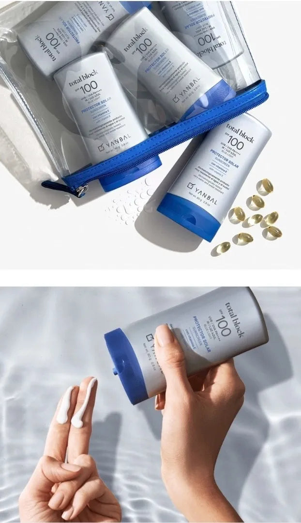 2487 Total Block Protector Solar SUNSCREEN SPF 100 con Vitamina E - Y98810