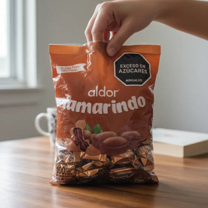 1012114 🍬 Dulces Aldor Tamarindo x100 Unidades 🌿