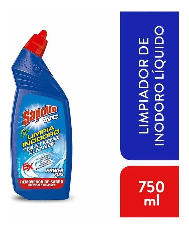 11564 🚽✨ LIMPIA INODORO SAPOLIO WC  REMOVEDOR DE SARRO POWER PLUS