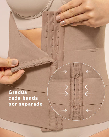 Faja cinturilla de control moderado con bandas anatómicas - E15792