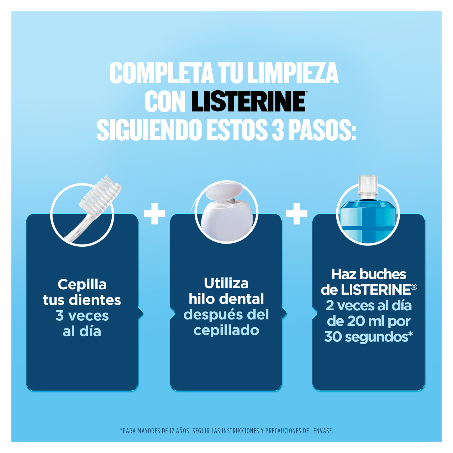 Enjuague Bucal LISTERINE® Control Cálculo/Sarro Frescura Intensa