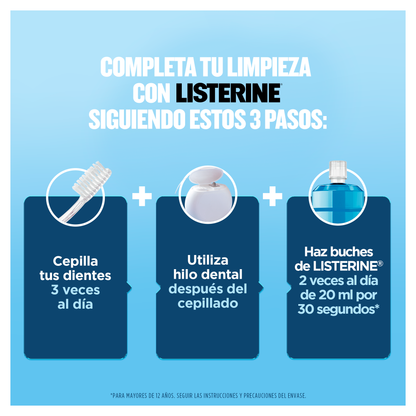 Enjuague Bucal LISTERINE® Control Cálculo/Sarro Frescura Intensa