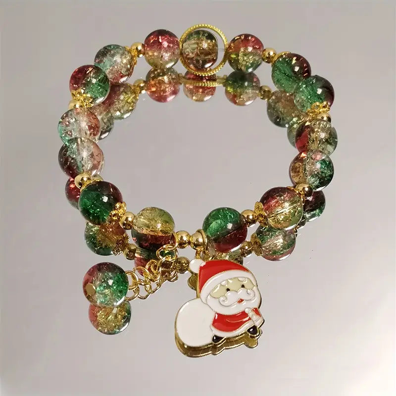 🎄 Pulsera Navideña Elegante “Magia de Navidad” — Lleva la alegría en tu muñeca - TQN6845942