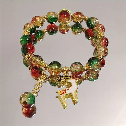 🎄 Pulsera Navideña Elegante “Magia de Navidad” — Lleva la alegría en tu muñeca - TQN6845942