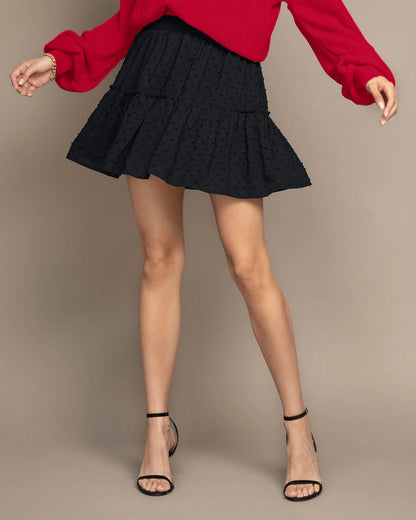 Falda corta con bolero - F7036