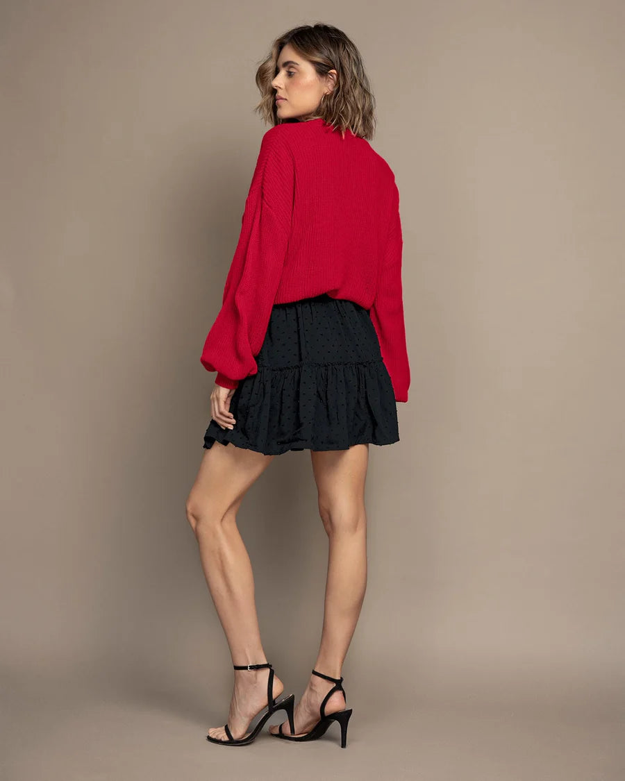 Falda corta con bolero - F7036