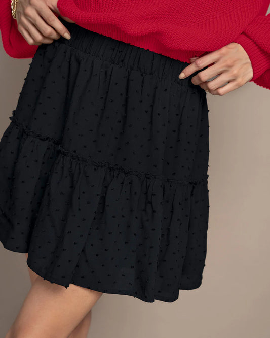 Falda corta con bolero - F7036