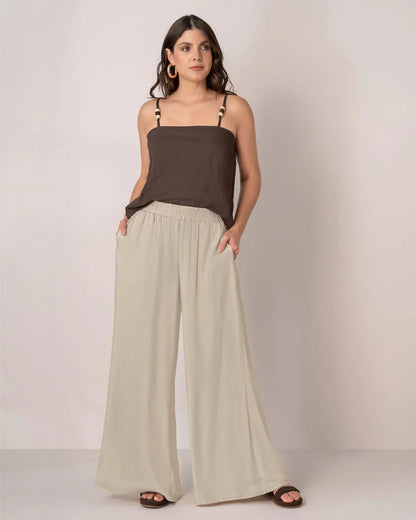 Pantalón de silueta amplia - F7335