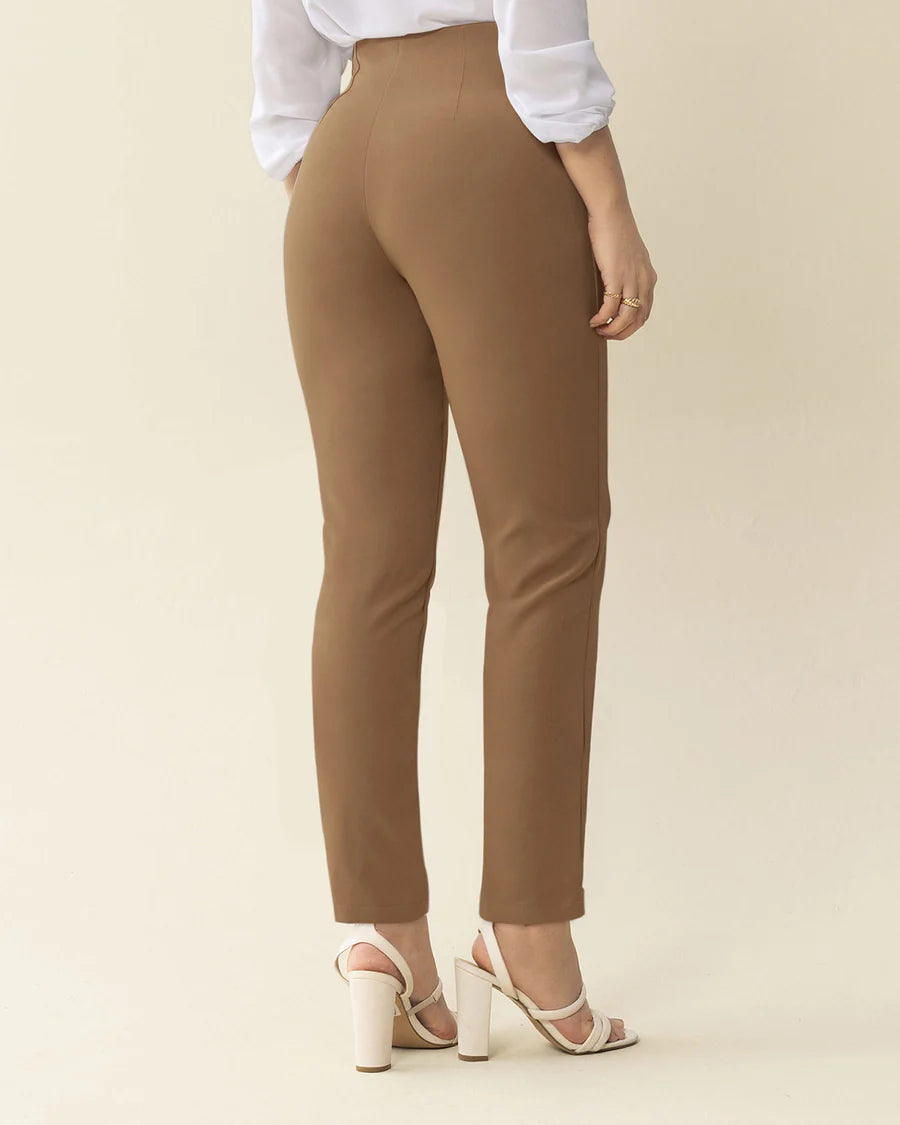 Pantalón bota recta silueta ajustada - F7371