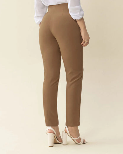 Pantalón bota recta silueta ajustada - F7371