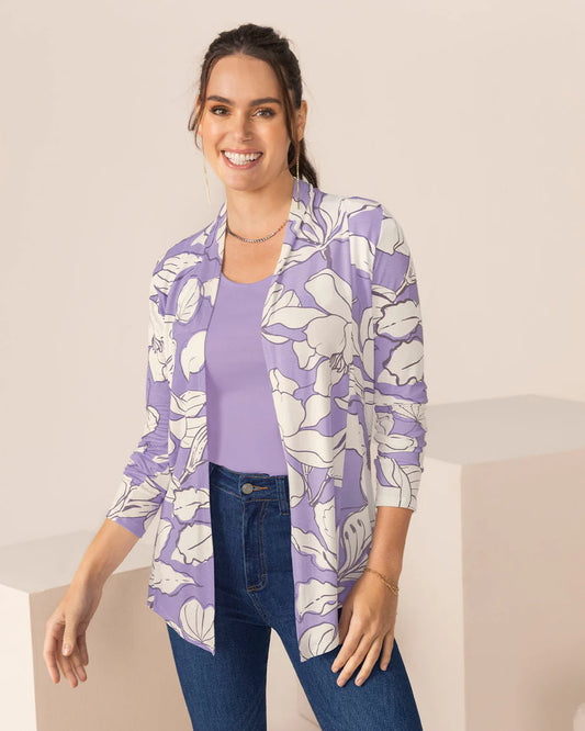 Saquillo estampado de silueta semiajustada - F7461