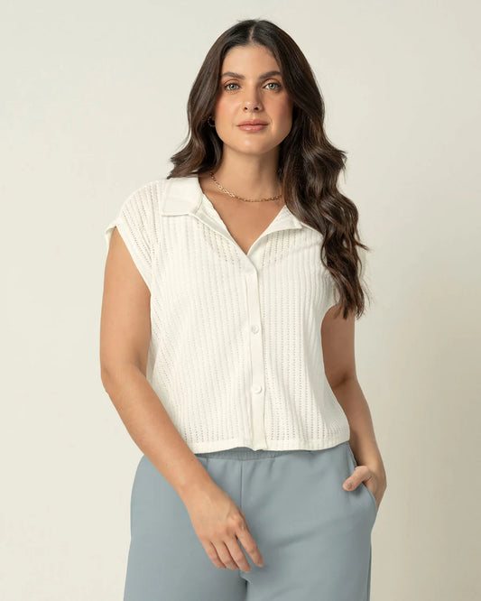 Camiseta manga corta rodada de cuello sport - FP895