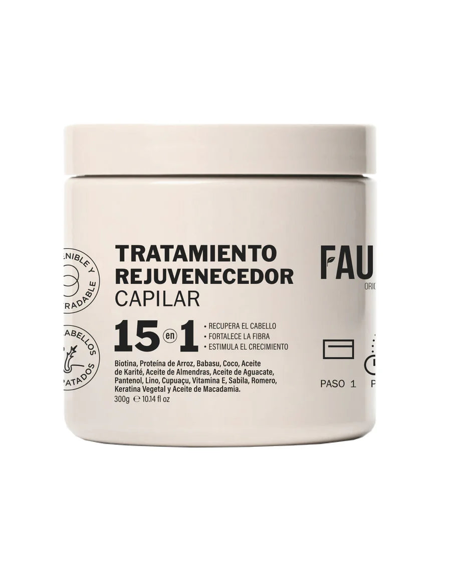 Tratamiento Rejuvenecedor Capilar 15 en 1 Fauno 300 g - Ref FUN0025 (11)