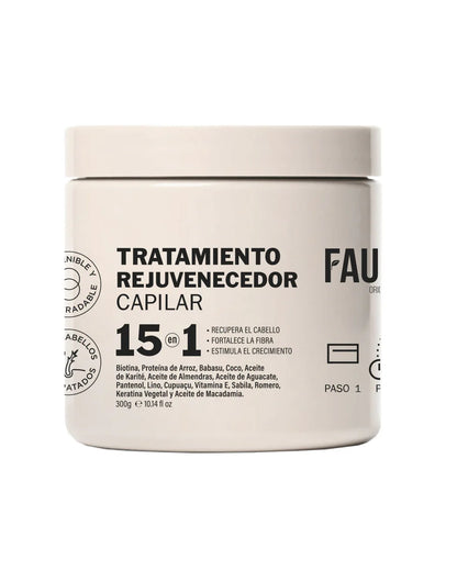 Tratamiento Rejuvenecedor Capilar 15 en 1 Fauno 300 g - Ref FUN0025 (11)