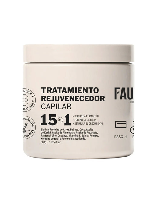 Tratamiento Rejuvenecedor Capilar 15 en 1 Fauno 300 g - Ref FUN0025 (11)