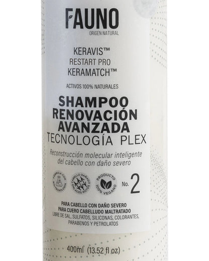 Shampoo Renovación Avanzada Tecnología PLEX Fauno 400ml - REF FUN0027 (11)