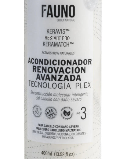 Acondicionador Renovación Avanzada Tecnología PLEX Fauno 400ml - REF FUN0028 (11)