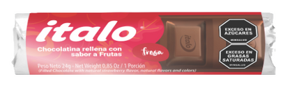 10120-2 🍓🍫 Chocolatina Nueva Rellena 24g