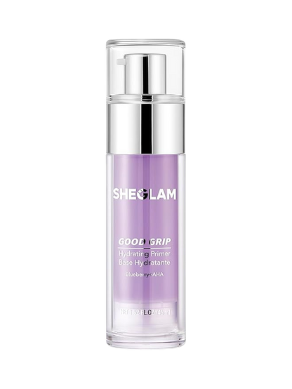 SHEGLAM Good Grip - Prebase hidratante de Arándano + Control de Grasa AHA