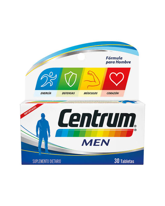 Centrum Men MULTIVITAMÌNICO Fórmula para hombre X 30Tabs