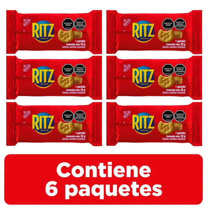 101222 🧀✨ Galletas Ritz Original 6 Paquetes 120 g