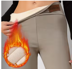 6864 🔥 PANTALONES TÉRMICOS DE FORRO POLAR PARA MUJER 🖤