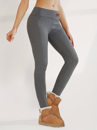 6864 🔥 PANTALONES TÉRMICOS DE FORRO POLAR PARA MUJER 🖤