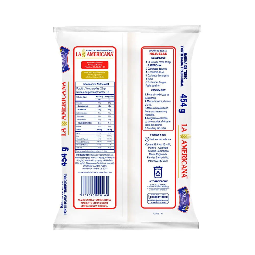 101661 🌾 Harina de Trigo Americana 1000g – Todo Uso