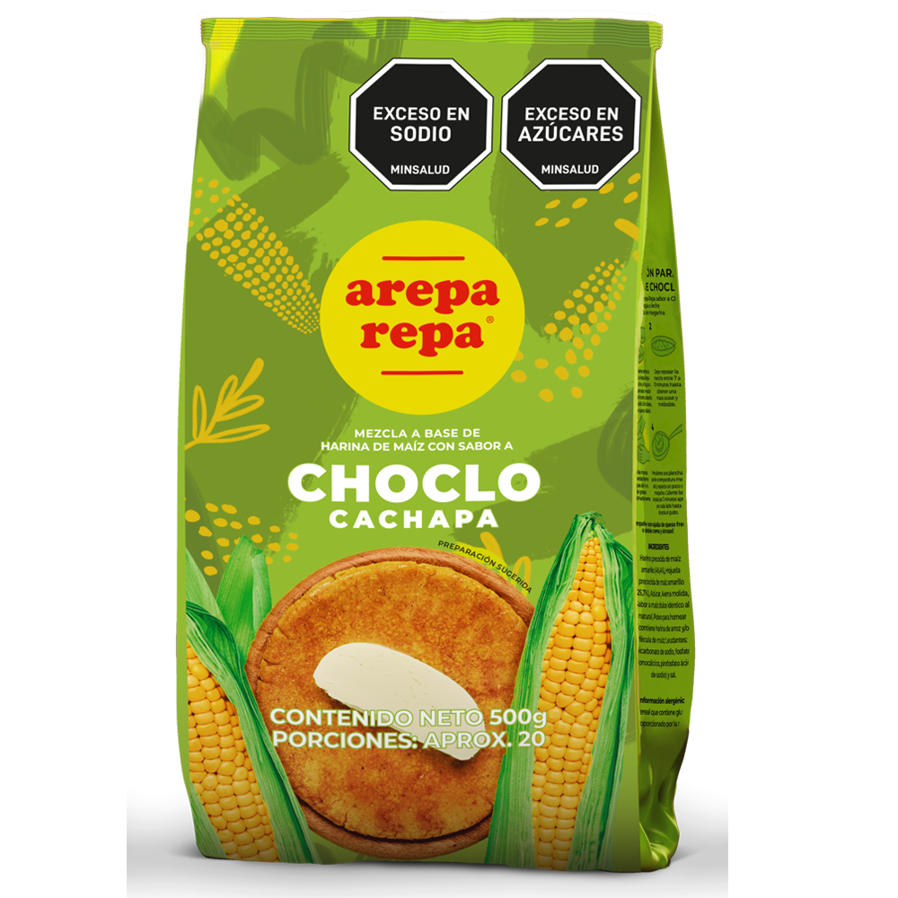 101622 🌽 Mezcla de Harina de Maíz ArepaRepa Sabor Choclo 500g