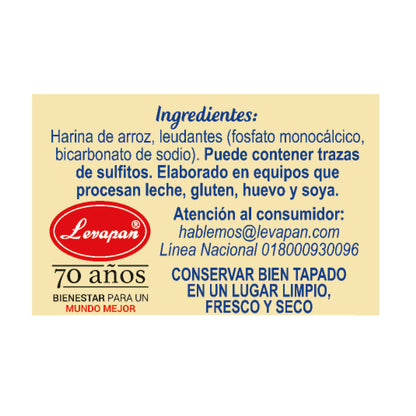 101961 🎂 Polvo para Hornear Levapan sachet x 20g