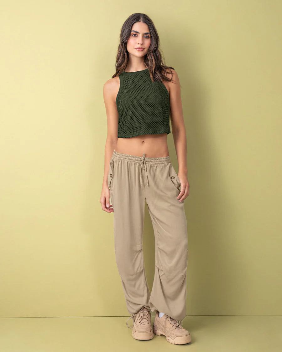 Pantalón tiro bajo bota recta - J3013