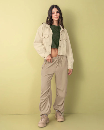 Pantalón tiro bajo bota recta - J3013