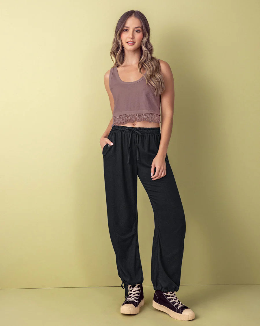 Pantalón tiro bajo bota recta - J3013