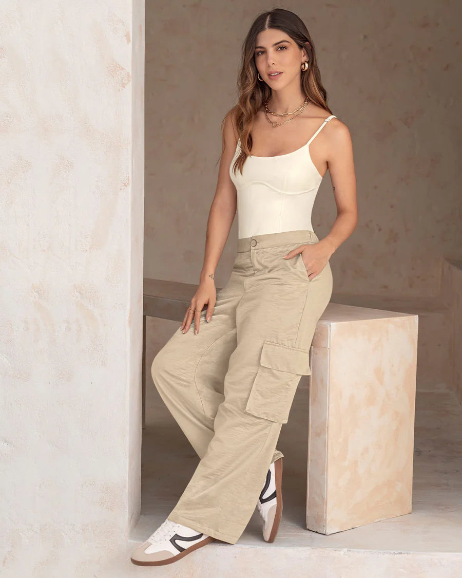 Body de tiritas con acabado brillante - J3029