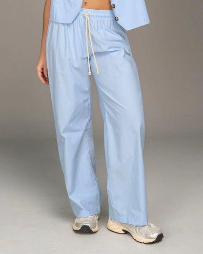 Pantalón exterior bota recta tiro bajo - J3045